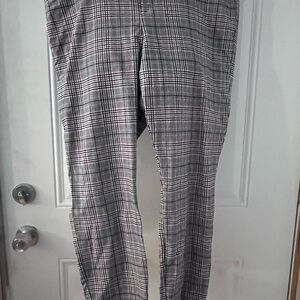 Plaid GAP skinny ankle pants